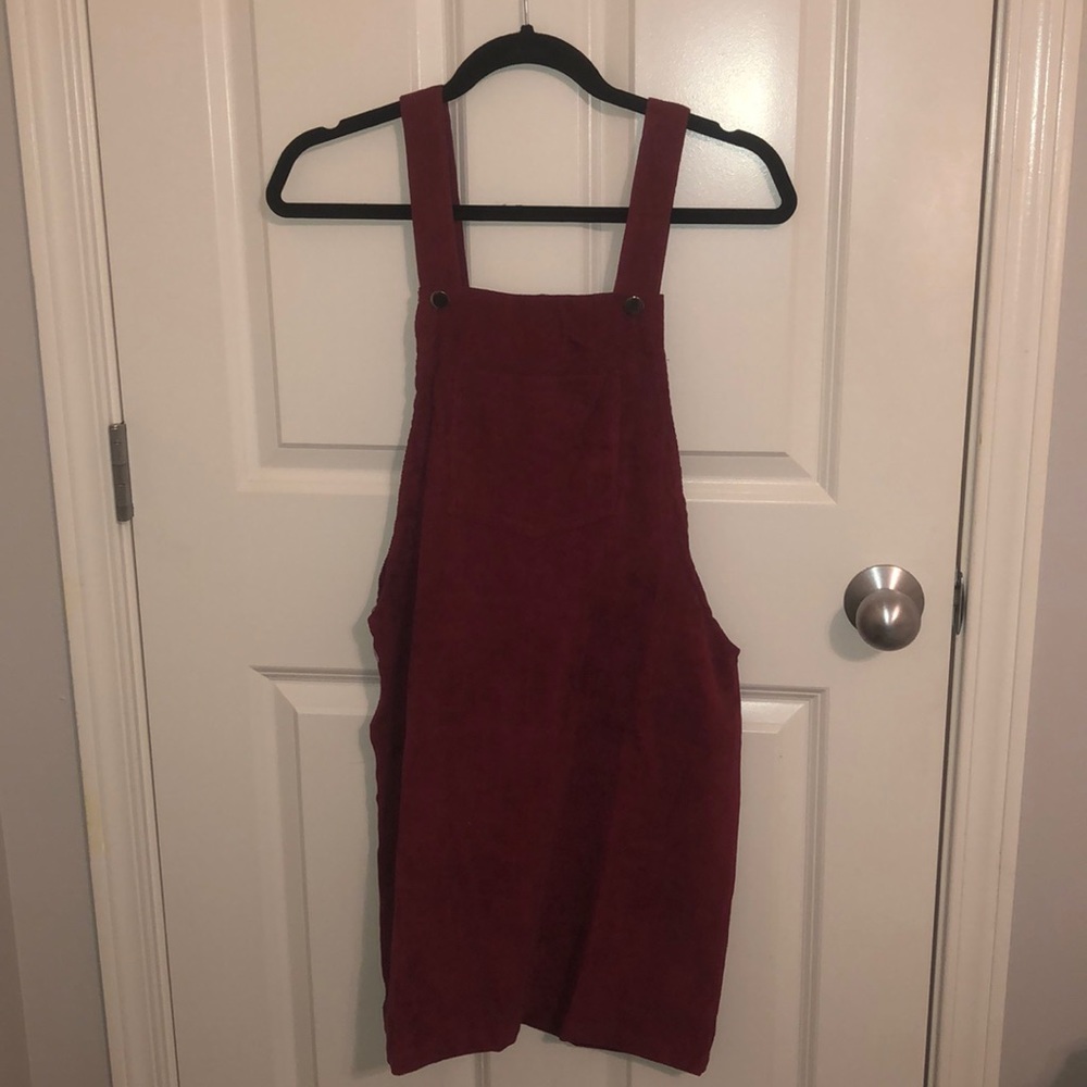 Corduroy Overall Dress